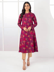 LimeLight Winter Unstitched Printed Khaddar 1Pc Shirt U2049 Magenta