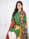 LimeLight Winter Unstitched Printed Khaddar 2Pc Suit U2071 Green