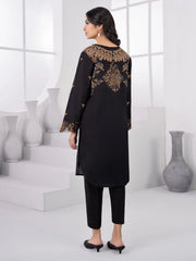 LimeLight Winter Unstitched Printed Khaddar 2Pc Suit U2087 Black