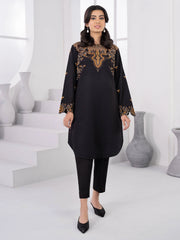 LimeLight Winter Unstitched Printed Khaddar 2Pc Suit U2087 Black