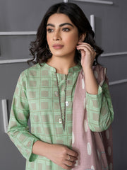 LimeLight Winter Unstitched Printed Khaddar 2Pc Suit U2113 Mint