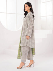 LimeLight Winter Unstitched Printed Khaddar 3Pc Suit U2119 Grey