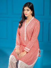 LimeLight Summer Unstitched Printed Lawn 2 Piece Suit U2146 Pink