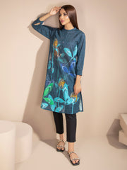LimeLight Summer Unstitched Printed Lawn 1 Piece Shirt U2212 Blue