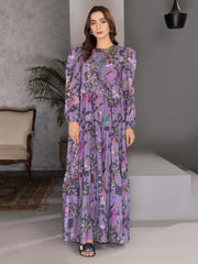 LimeLight Summer Unstitched Printed Lawn 1 Piece Shirt U2216 Purple