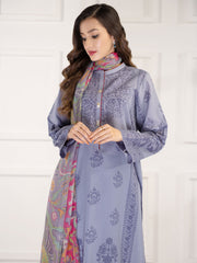 LimeLight Summer Unstitched Printed Lawn 3 Piece Suit U2337 Blue