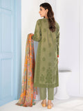 LimeLight Summer Unstitched Printed Lawn 3 Piece Suit U2337 Green