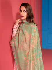 LimeLight Summer Unstitched Printed Lawn 2 Piece Suit U2345 Peach
