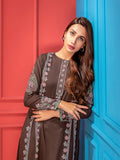 LimeLight Summer Unstitched Printed Lawn 2 Piece Suit U2375 Brown