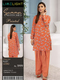 LimeLight Summer Unstitched Printed Lawn 2 Piece Suit U2382 Rust