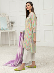 LimeLight Vol-02 Summer Unstitched Printed Lawn 2 Piece Suit U2393 Light Green