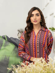 LimeLight Vol-02 Summer Unstitched Printed Lawn 2 Piece Suit U2393 Orange