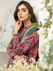 LimeLight Vol-02 Summer Unstitched Printed Lawn 2 Piece Suit U2393 Orange
