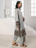 LimeLight Summer Unstitched Printed Lawn 3 Piece Suit U2395 Grey