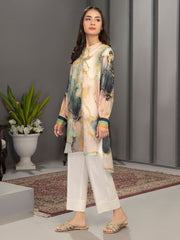 LimeLight Summer Unstitched Printed Lawn 1 Piece Shirt U2407 Tea Pink