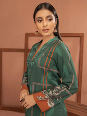LimeLight Winter Unstitched Printed Khaddar 1Pc Shirt U2507 Zinc
