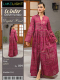 LimeLight Winter Unstitched Printed Khaddar 1Pc Shirt U2511 Pink