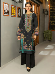 LimeLight Winter Unstitched Printed Khaddar 1Pc Shirt U2512 Black