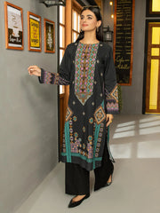 LimeLight Winter Unstitched Printed Khaddar 1Pc Shirt U2512 Black