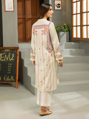 LimeLight Winter Unstitched Printed Khaddar 1Pc Shirt U2512 White