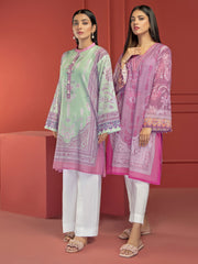 LimeLight Summer Unstitched Printed Lawn 1 Piece Shirt U2524 Mint