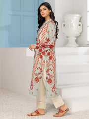 LimeLight Summer Unstitched Printed Lawn 1 Piece Shirt U2548 Ice Blue