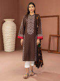 LimeLight Winter Unstitched Printed Khaddar 2Pc Suit U2562 Brown