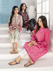 LimeLight Summer Unstitched Printed Lawn 1 Piece Shirt U2646 Pink