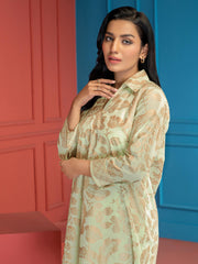 LimeLight Summer Unstitched Printed Lawn 1 Piece Shirt U2764 Mint