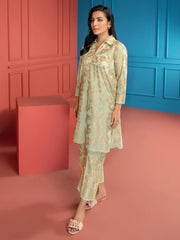 LimeLight Summer Unstitched Printed Lawn 1 Piece Shirt U2764 Mint