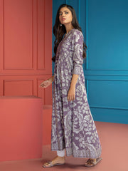 LimeLight Summer Unstitched Printed Lawn 1 Piece Shirt U2764 Purple
