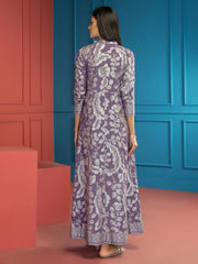 LimeLight Summer Unstitched Printed Lawn 1 Piece Shirt U2764 Purple