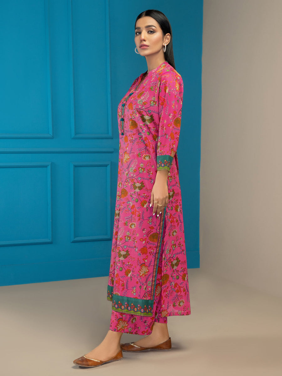 LimeLight Summer Unstitched Printed Lawn 1 Piece Shirt U2833 Pink