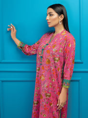 LimeLight Summer Unstitched Printed Lawn 1 Piece Shirt U2833 Pink
