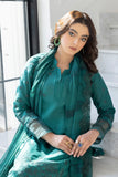IZNIK Exclusive Embroidered Luxury Lawn Unstitched 3Pc Suit - GREEN CRAYOLA