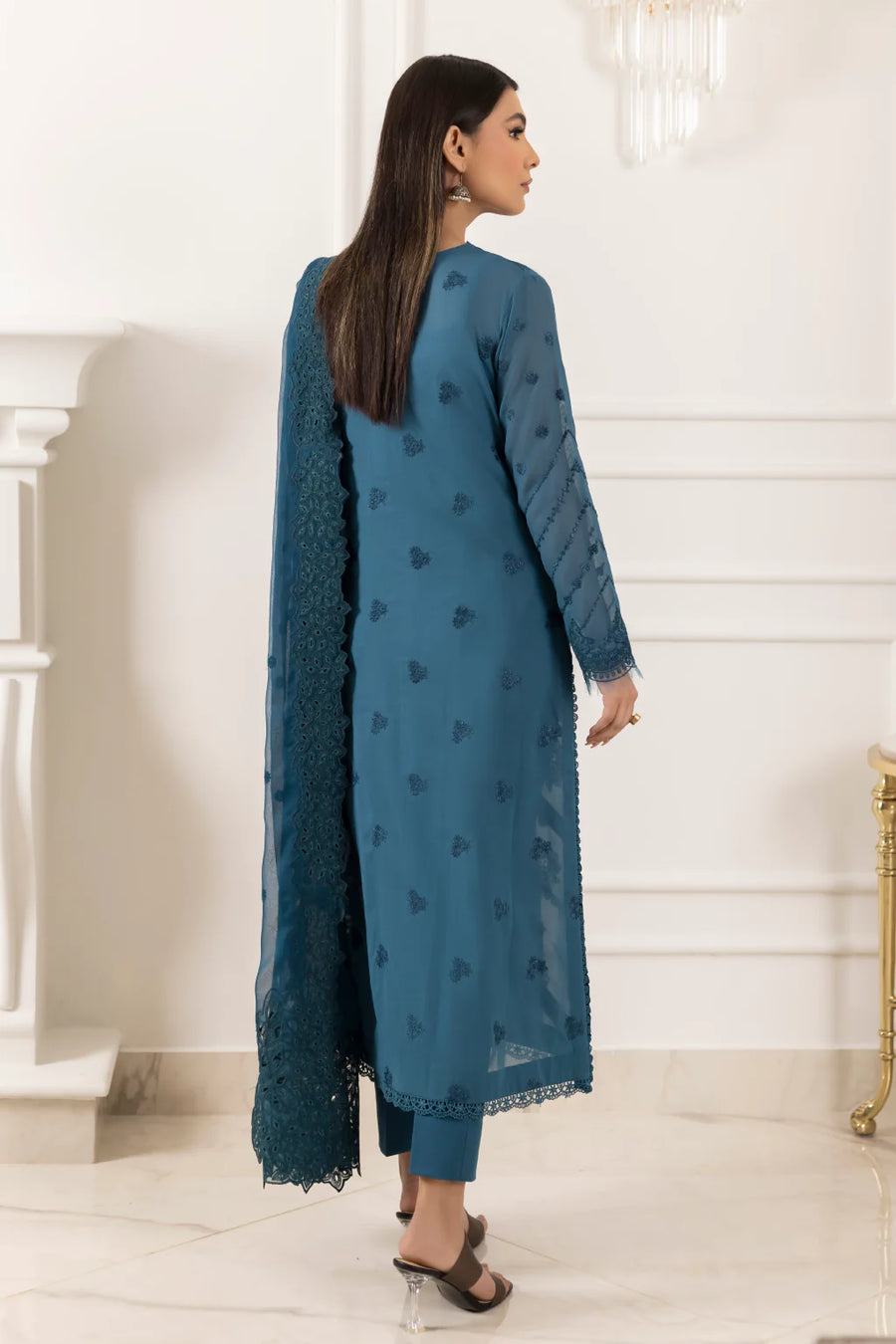 IZNIK Exclusive Embroidered Luxury Lawn Unstitched 3Pc Suit - ERIN
