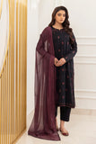IZNIK Exclusive Embroidered Luxury Lawn Unstitched 3Pc Suit - SOOT