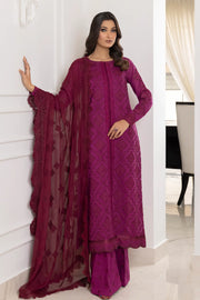 IZNIK Exclusive Embroidered Luxury Lawn Unstitched 3Pc Suit - RUBY