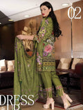 Ulfat By Ghungat Embroidered Linen 3PC Suit D-02 Winter Collection 2019 - FaisalFabrics.pk