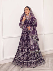 Rang Rasiya Ritzier Wedding Formals Unstitched 3Pc Suit - UMBER