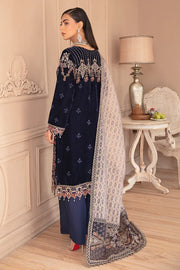 Ramsha Velvet Collection Vol-05 Unstitched Embroidered 3Pc Suit V-501