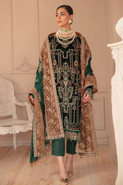 Ramsha Velvet Collection Vol-05 Unstitched Embroidered 3Pc Suit V-502