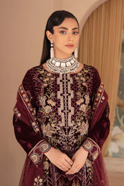 Ramsha Velvet Collection Vol-05 Unstitched Embroidered 3Pc Suit V-503