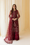 Alizeh Fashion Rang e Mehr Embroidered Net 3Pc Suit D-08 RAYA