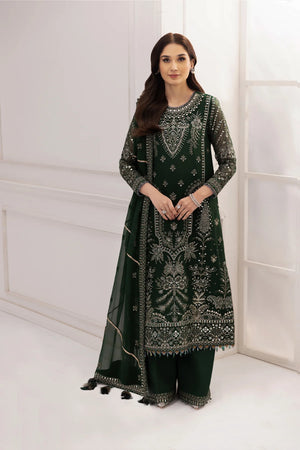 Alizeh Fashion Rang e Mehr Embroidered Chiffon 3Pc Suit D-10 ZAR