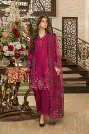 Suveez Pariza Embroidered Lawn 3 Piece Suit - CP-07 VENDELA