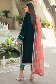 Emaan Adeel Luxury Velvet Pret Vol-1 Embroidered Formal Suit VL-01 - FaisalFabrics.pk