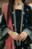 Emaan Adeel Luxury Velvet Pret Vol-1 Embroidered Formal Suit VL-01 - FaisalFabrics.pk
