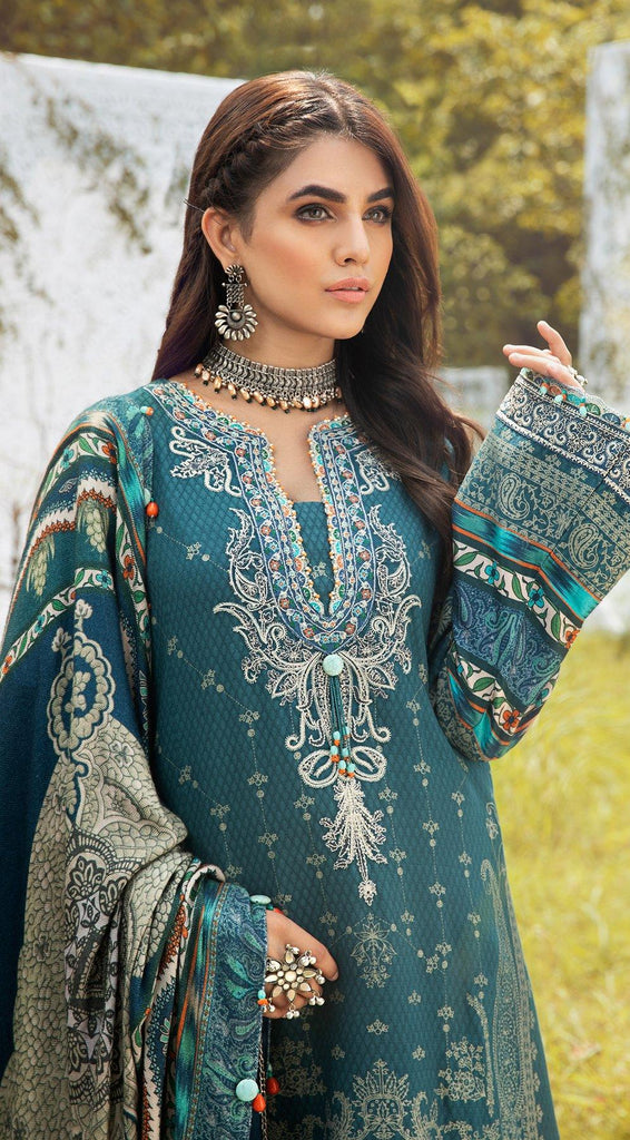 ANAYA By Kiran Chaudhry VIVA Winter '21 3pc Suit VLM21-01 SHAHZEEN