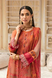 Charizma Vasl Unstitched Embroidered Chiffon 3Pc Suit VSL22-12